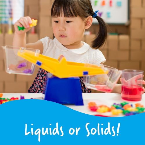  [아마존베스트]Learning Resources Primary Bucket Balance Teaching Scale, Science/Math, Classroom Scale, Science for Kids, Ages 3+