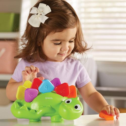  [아마존베스트]Learning Resources Steggy the Fine Motor Dino, Montessori Toys, Color Recognition, Developmental Toys, Fine Motor Toy, Ages 2+