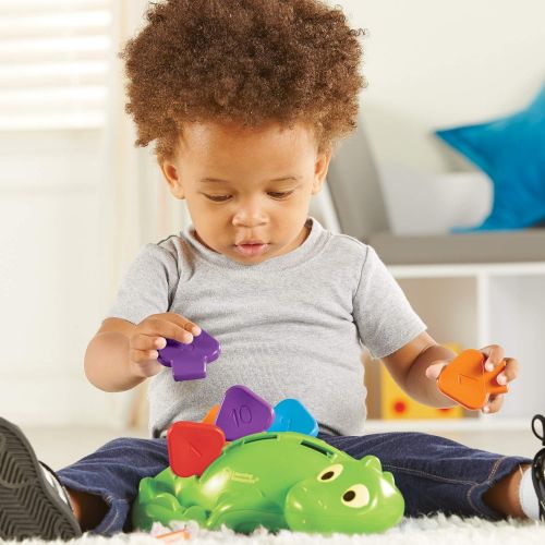  [아마존베스트]Learning Resources Steggy the Fine Motor Dino, Montessori Toys, Color Recognition, Developmental Toys, Fine Motor Toy, Ages 2+