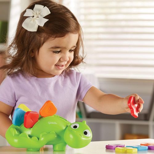  [아마존베스트]Learning Resources Steggy the Fine Motor Dino, Montessori Toys, Color Recognition, Developmental Toys, Fine Motor Toy, Ages 2+