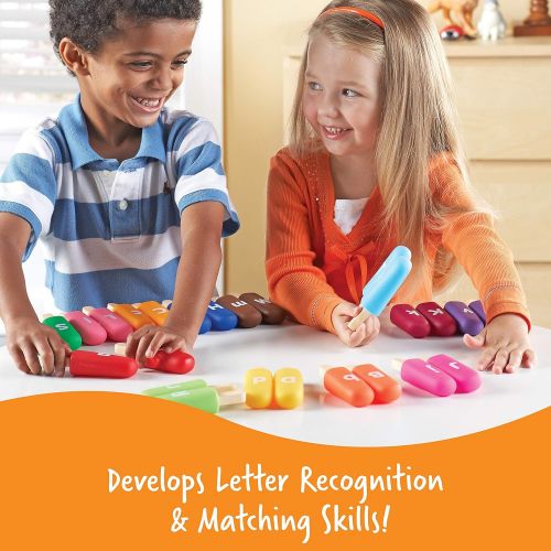  [아마존베스트]Learning Resources Smart Snacks Alpha Pops, Alphabet Matching & Fine Motor Skills Toy, Letters, 26 Double Sided Pieces, Ages 2+