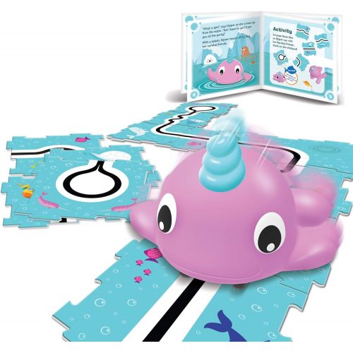  [아마존베스트]Learning Resources Coding Critters Go Pets Dipper The Narwhal, Early Coding Toy, Ages 4+, Multi