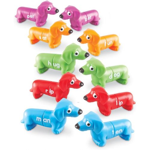  [아마존베스트]Learning Resources Snap-N-Learn Rhyming Pups Toy, 20 Pieces, Ages 3+
