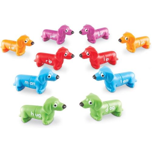  [아마존베스트]Learning Resources Snap-N-Learn Rhyming Pups Toy, 20 Pieces, Ages 3+