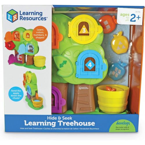  [아마존베스트]Learning Resources Hide & Seek Learning Treehouse, Letter Games, Toddler Learning Treehouse, Ages 18 mos+