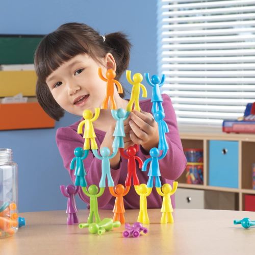  [아마존베스트]Learning Resources Buddy Builders, Fine Motor, Hand Eye Coordination Toy, 32 Pieces, Ages 2+