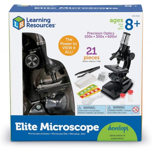  [아마존베스트]Learning Resources Elite Microscope, Microscope for Kids, Science Toys for Kids, Ages 8+