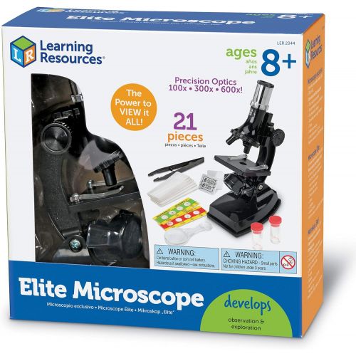  [아마존베스트]Learning Resources Elite Microscope, Microscope for Kids, Science Toys for Kids, Ages 8+