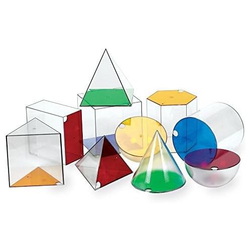  Learning Resources Giant GeoSolids, Large Plastic Shapes