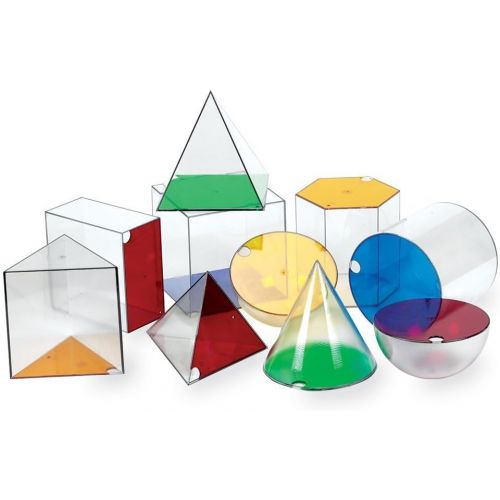  Learning Resources Giant GeoSolids, Large Plastic Shapes