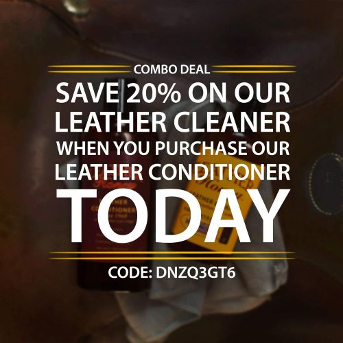  Leather Honey Leather Conditioner, Best Leather Conditioner Since 1968. for Use on Leather Apparel, Furniture, Auto Interiors, Shoes, Bags and Accessories. Non-Toxic and Made in Th