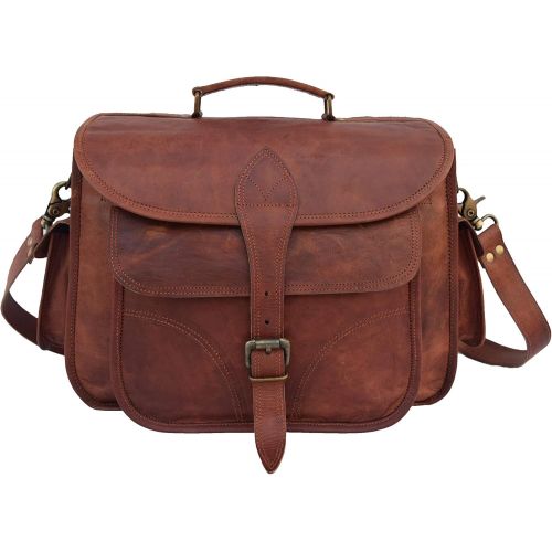  Leather castle Vintage Leather DSLR Camera Bag Fits Sony Nikon Canon Olympus SLR & Its lenses Satchel Messenger Bag Unisex