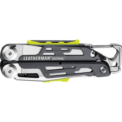 레더맨 Leatherman Signal Multi-Tool with Black Nylon Sheath?(Black/Silver, Clamshell Packaging)