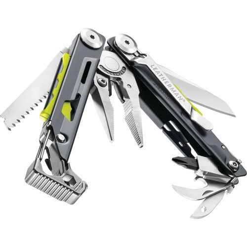 레더맨 Leatherman Signal Multi-Tool with Black Nylon Sheath?(Black/Silver, Clamshell Packaging)