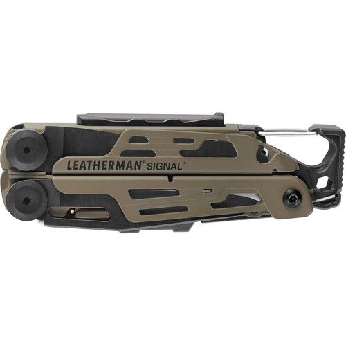 레더맨 Leatherman Signal Multi-Tool with Black Nylon Sheath?(Coyote Tan, Clamshell Packaging)