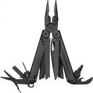 Leatherman Wave+ Multi-Tool and Black Nylon MOLLE Sheath (Black)