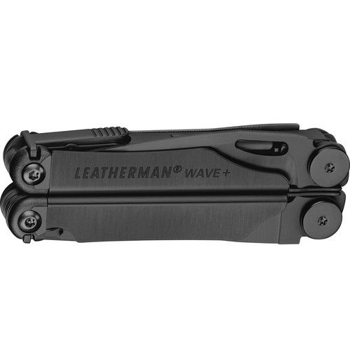 레더맨 Leatherman Wave+ Multi-Tool and Black Nylon MOLLE Sheath (Black)