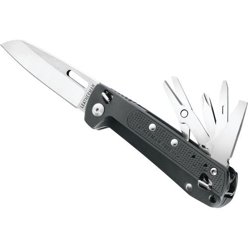 레더맨 Leatherman FREE K4 Pocket Knife Multi-Tool (Slate)