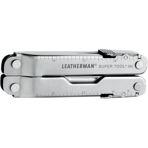 레더맨 Leatherman Super Tool 300 Multi-Tool with Black MOLLE Sheath (Black Oxide)