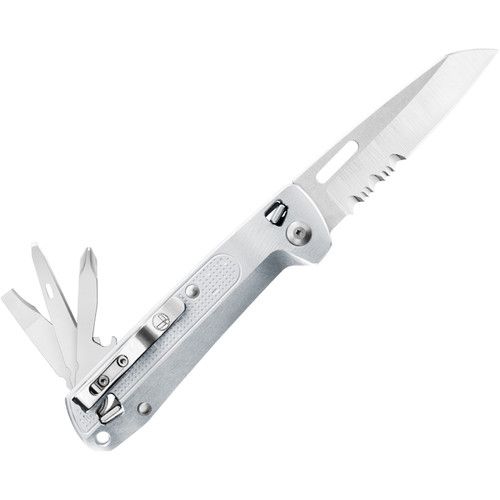 레더맨 Leatherman FREE K2X Pocket Knife Multi-Tool (Silver)