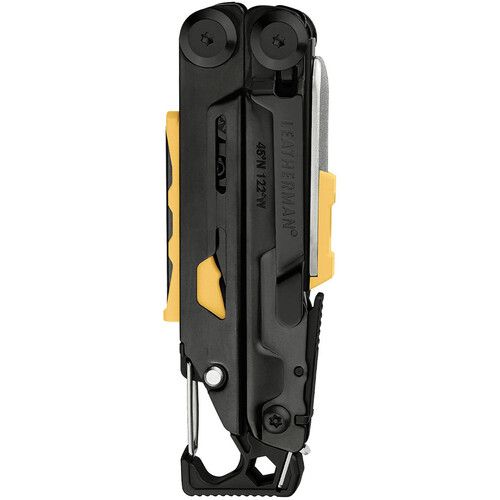 레더맨 Leatherman Signal Multi-Tool with Black Nylon Sheath?(Black, Clamshell Packaging)