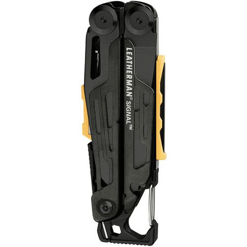 레더맨 Leatherman Signal Multi-Tool with Black Nylon Sheath?(Black, Clamshell Packaging)