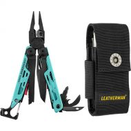 Leatherman Signal Multi-Tool with Black Nylon Sheath?(Aqua, Clamshell Packaging)