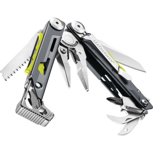 레더맨 Leatherman Signal Multi-Tool with Black Nylon Sheath?(Gray, Clamshell Packaging)