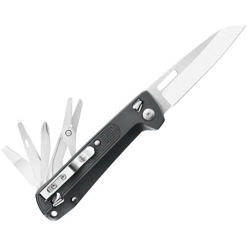 레더맨 Leatherman FREE K4 Pocket Knife Multi-Tool (Slate, Clamshell Packaging)