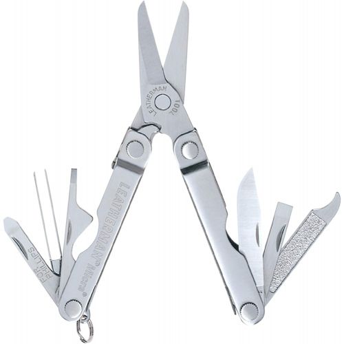 레더맨 [아마존베스트]LEATHERMAN - Micra Keychain Multitool with Spring-Action Scissors and Grooming Tools