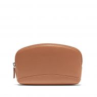 Leatherology Cognac Small Cosmetic Bag