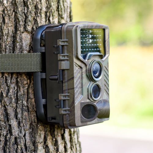  Lebaihui Trail Game Camera,Waterproof Hunting Scouting Cam for Wildlife Monitoring with Thermal Induction Infrared Imaging,12MP 1080P,120° Wide Angle Lens, 0.5s Trigger Speed,LED Flash Phot