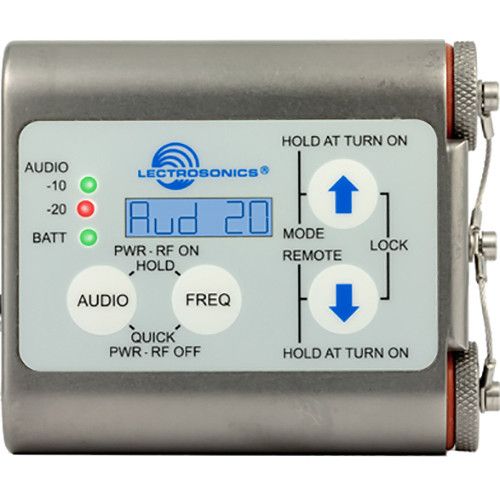  Lectrosonics WM Watertight Belt-Pack Transmitter with Lavalier Mic (Block 23: 588.800 - 607.900 & 614.100 - 614.300 MHz)