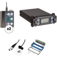 Lectrosonics SRc/SMWB Dual Transmitter and Receiver with Unislot Camera Mount ENG Kit (A1: 470.100 to 537.575 MHz)