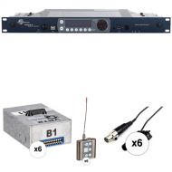 Lectrosonics Venue2 Six-Channel Wireless Omni Lavalier Microphone System (B1: 537 to 614 MHz)