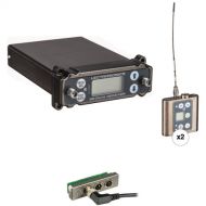 Lectrosonics SRc Dual-Channel Receiver with Two SMDWB Bodypack Transmitters and Adapter Kit for Standalone Use (A1: 470 to 537 MHz)