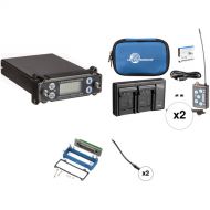 Lectrosonics 2-Person SRc Wireless Omni Lavalier Microphone System Kit for SuperSlot Dock (A1: 470 to 537 MHz)