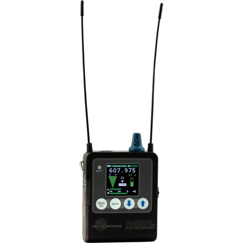  Lectrosonics M2 Digital IEM/IFB Monitoring System with Dante Kit with Four M2Ra Receivers (470 to 608 MHz)