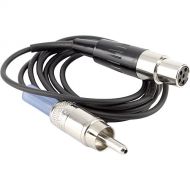 Lectrosonics MC-47 RCA Male to TA5-Female Cable for Wireless Transmitters (37