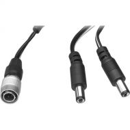 Lectrosonics PS-212 Power Cable - Dual Coaxial Style to Hirose 7-4 pin (Betacam) Plug