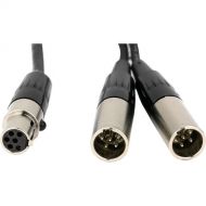 Lectrosonics Dual TA5M to TA6F Mic-/Line-Level Cable for DCHT Transmitter (6