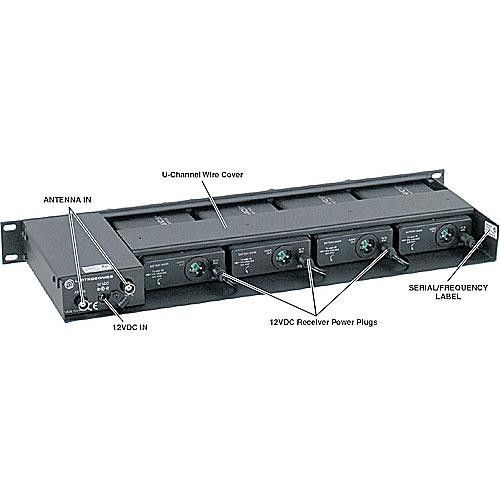  Lectrosonics Wideband UHF Antenna Multi-Coupler for Lectrosonics Portable Diversity Receivers