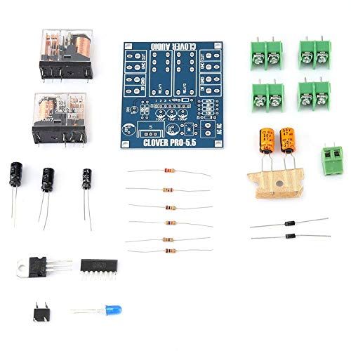  [아마존베스트]-Service-Informationen Audio Protection Board AC 12-24V Dual Relay Voltage Regulator Speaker Protection Board Module DIY Kit DIY Electronic Components Speaker Protection Circuit