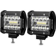 [아마존 핫딜] [아마존핫딜]Led Light Bar 4 Inch BEAMCORN Led Pods 120W 12000Lm Waterproof Cube Spot Flood Combo Off Road Lights Driving Backup Lights for Trucks Jeep RZR ATV UTE UTV