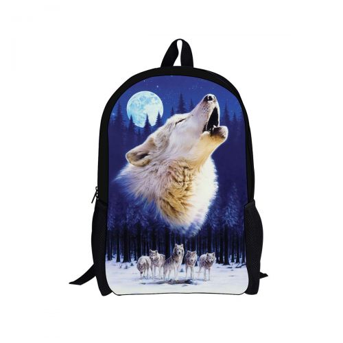  LedBack Tiger Dinosaur Wolf Designed Backpack Lightweight Travel Daypack Cool School Book Bag