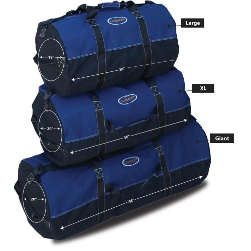  Ledmark Heavyweight Cotton Canvas Outback Duffle Bag