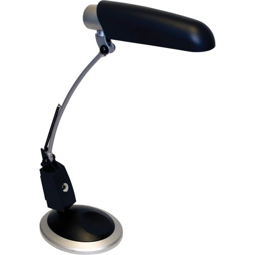  Ledu, LEDL9062, Full Spectrum Desk Lamp, 1 Each, Black,Silver