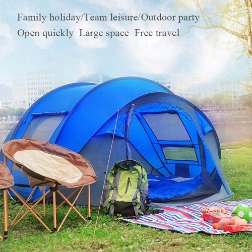  Ledu Outdoor-Pop-up-Zelt, wasserdichtes Familienklettern sofort oeffnen Strand Camping Schatten automatische langlebige tragbare Kabine Familien-Zelt Schutz 3-4 Personen,Green