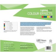 LEE Colour Effects Lighting Gel Filter Pack 250mm x 300mm - Contains 6 Colours for use in Studio, 2 Sheets Per Colour Totalling 12 Sheets