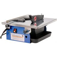 [아마존베스트]Leegol Electric 7-Inch Wet Tile Saw - Portable Wet Cutting Porcelain Tile Cutter Table Saw with Water System